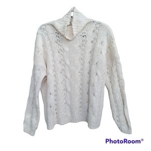 Pistache Chunky Knit Sweater Neutral